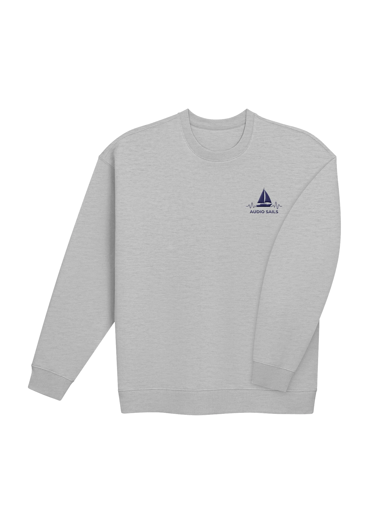 Audio Sails Reference Grade Oversized Sweatshirt | Heather Gray product image (4)