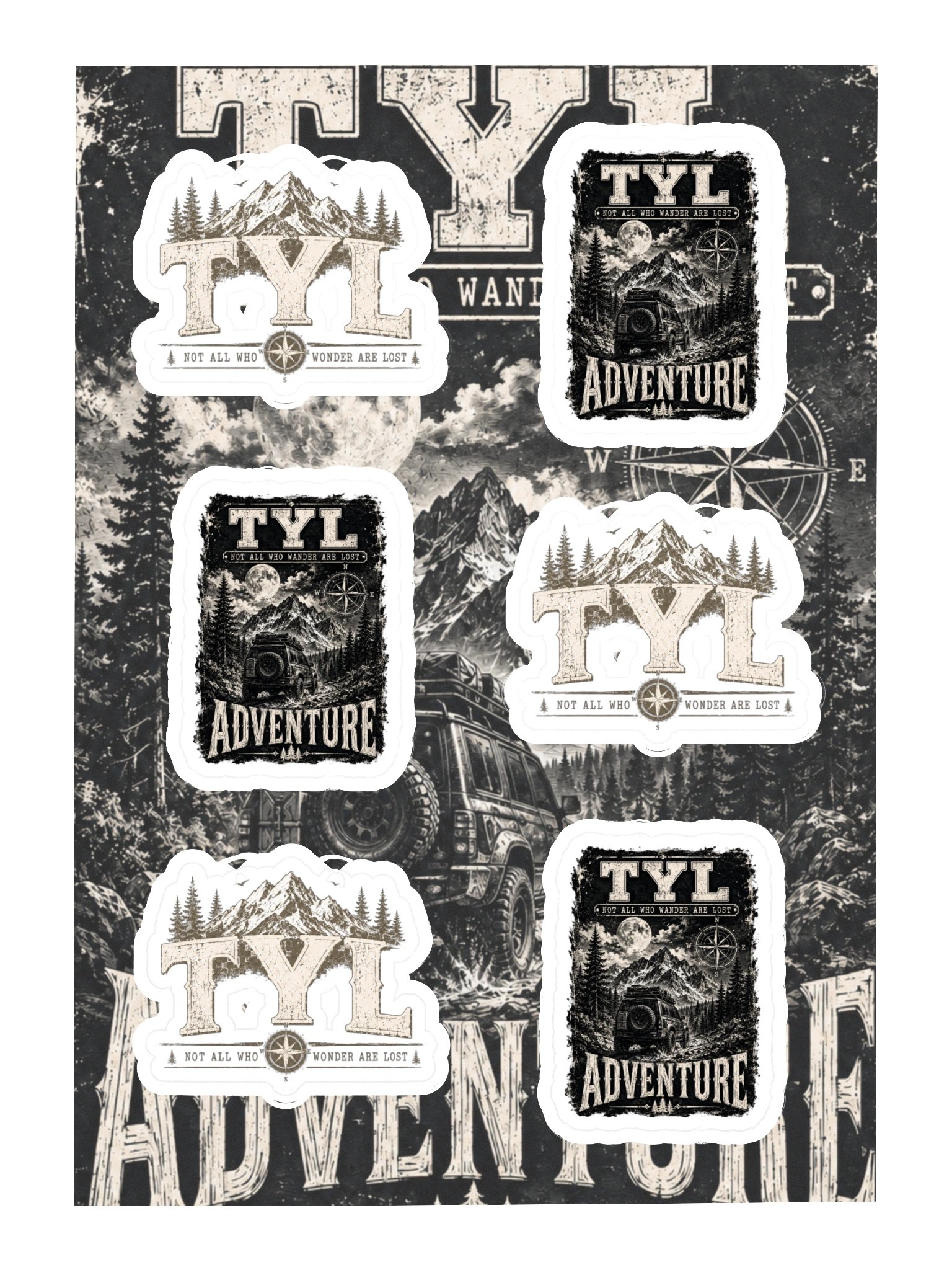 TYL Adventure Sticker Sheet product image (3)