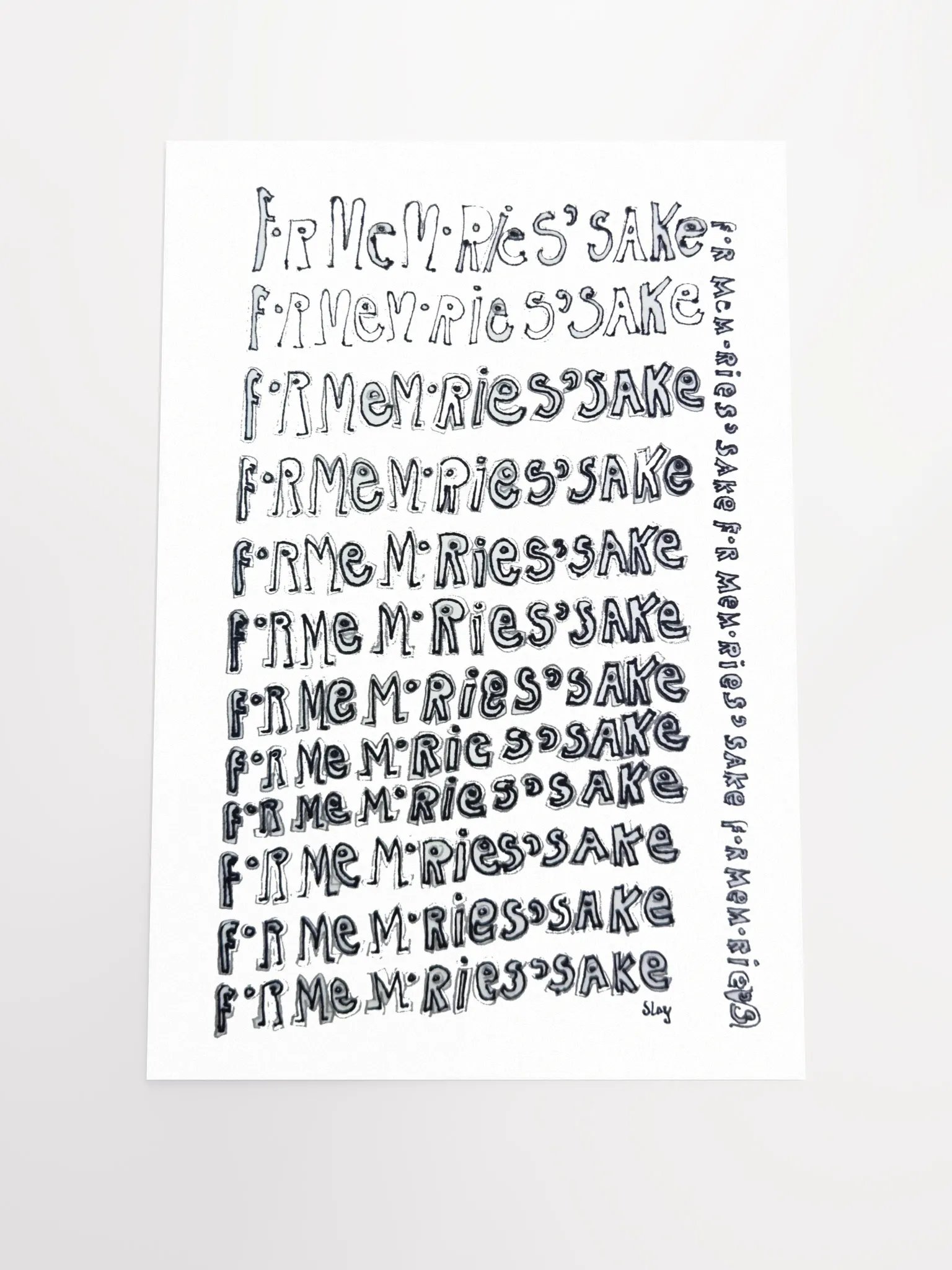 For Memories' Sake Print product image (2)