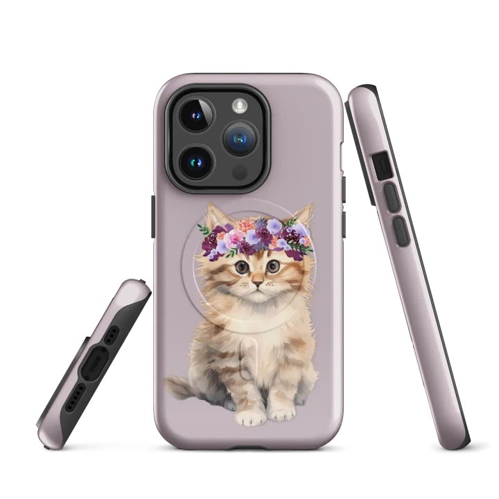 Floral Feline MagSafe® Tough Case product image (2)