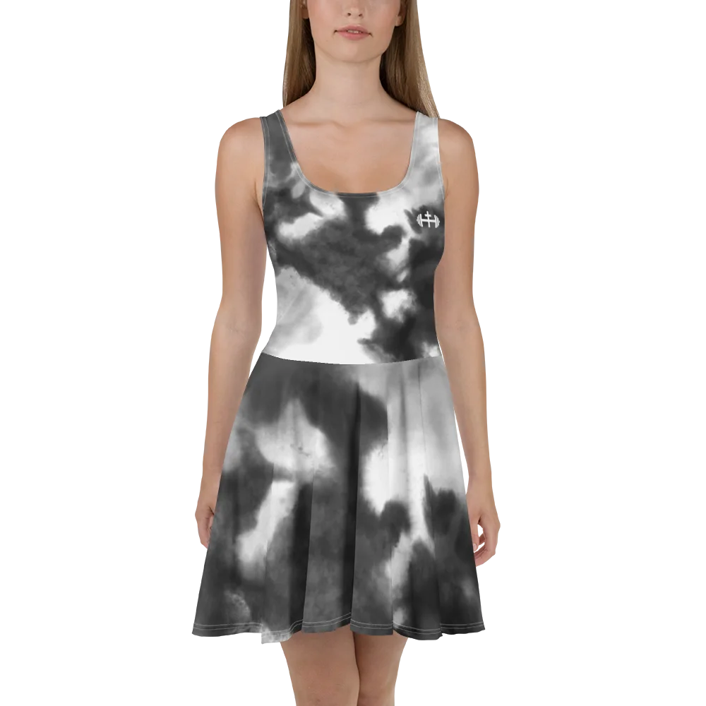 His House Womens Performance Dress - B&W Tie Dye product image (2)