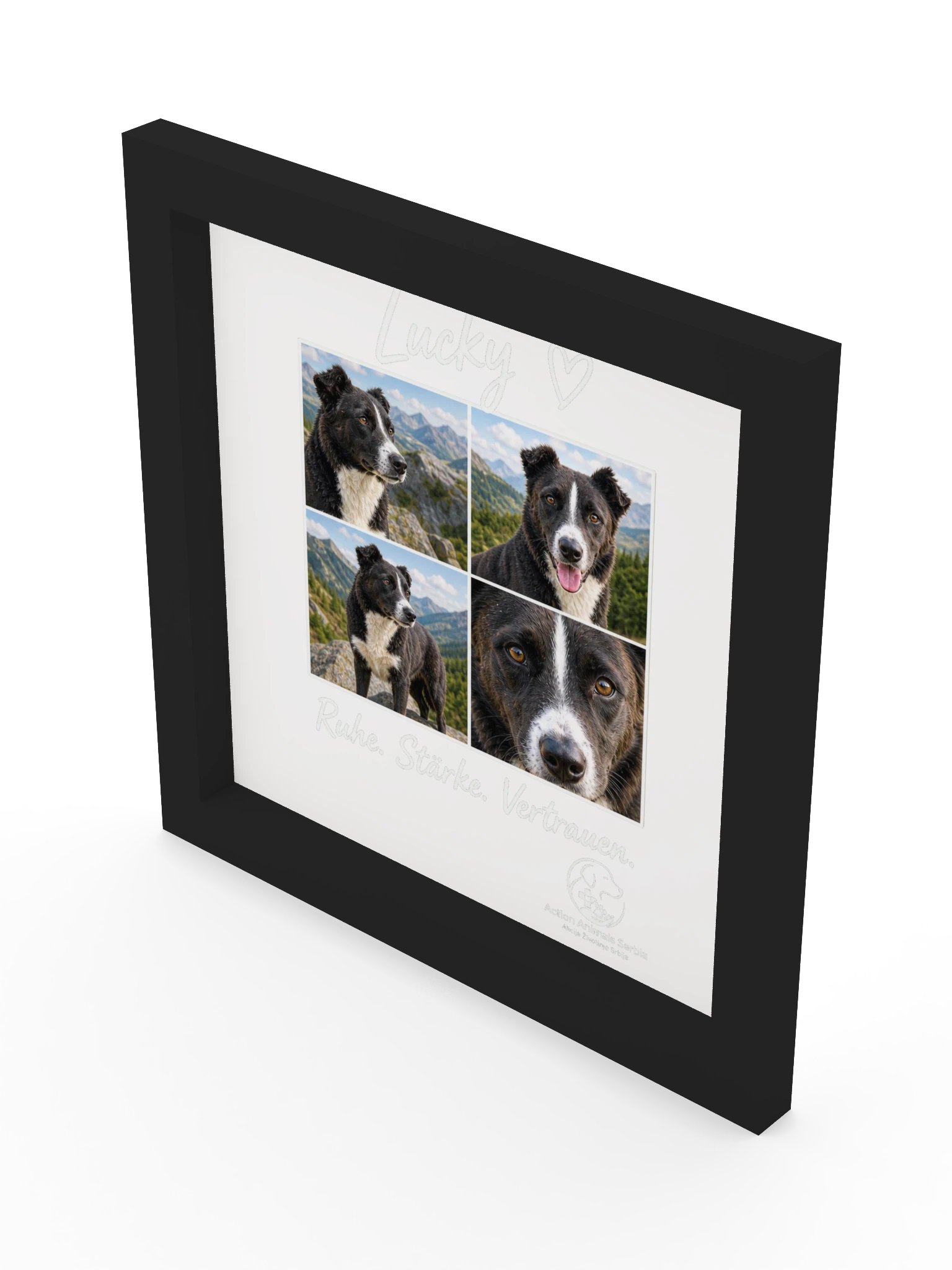 Lucky – Ruhe. Stärke. Vertrauen. Gerahmtes Poster product image (7)