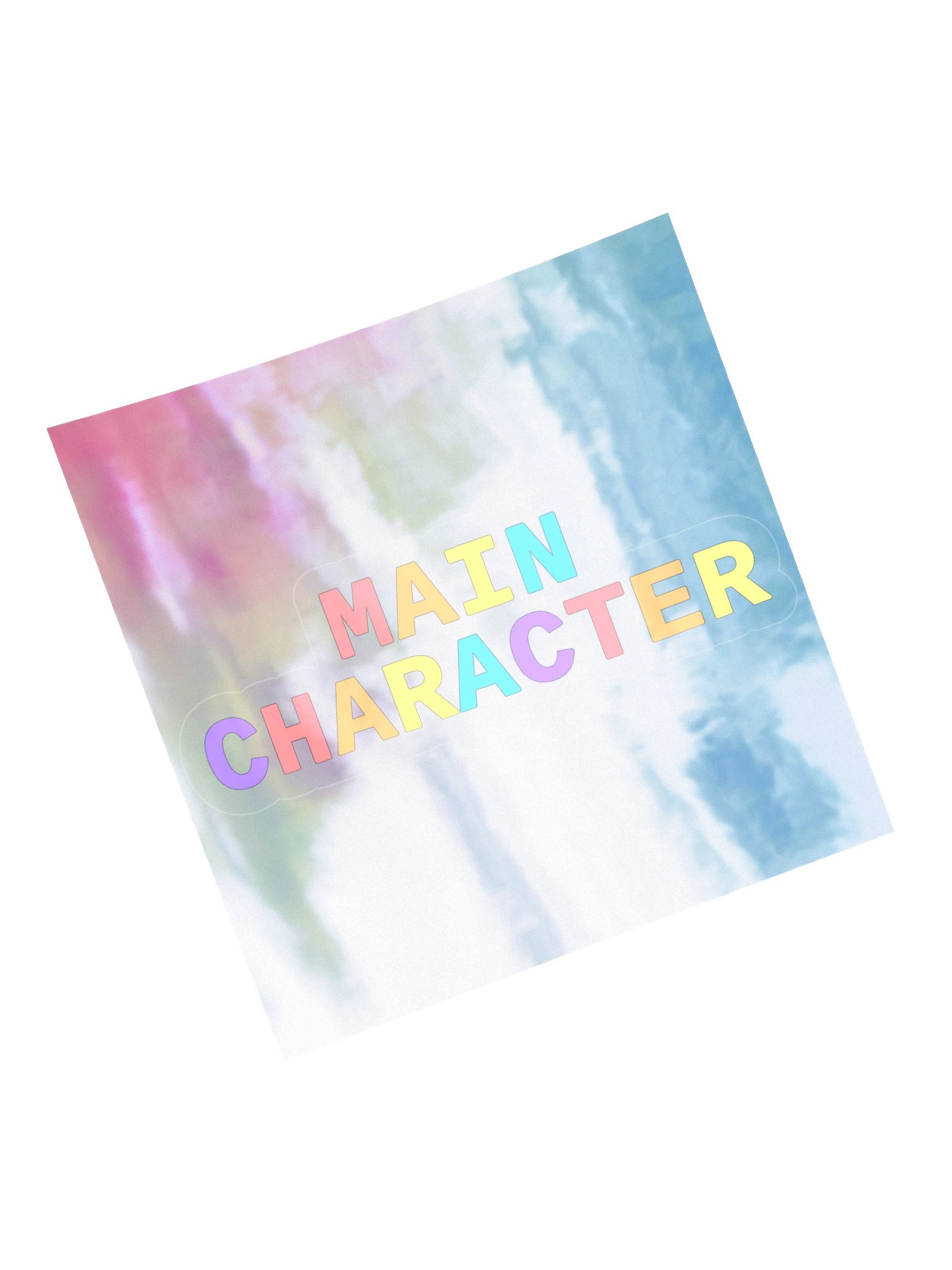 Main Character Energy — Holographic Sticker product image (5)