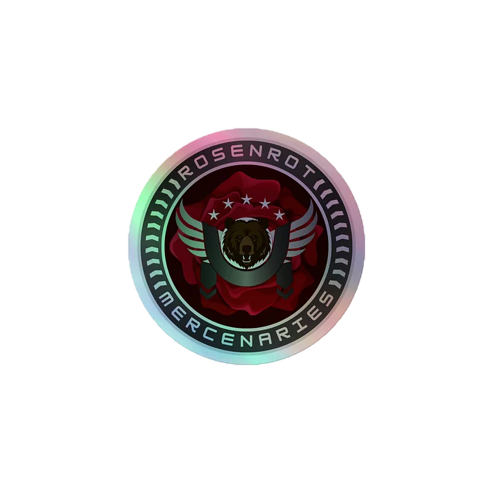 Rosenrot Holographic Sticker product image (1)