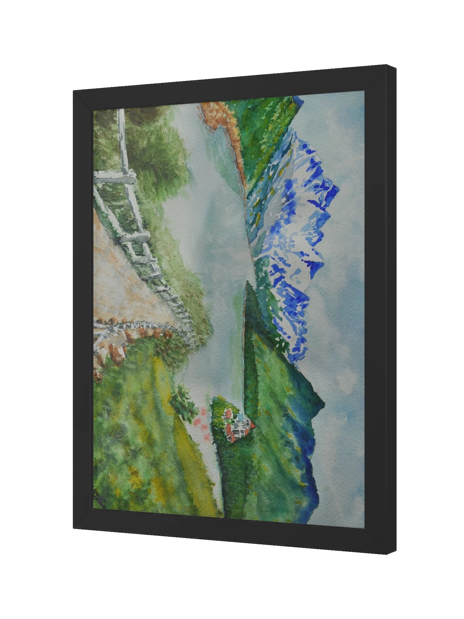 Snowcapped Mountain Over The Alpine Lake product image (2)
