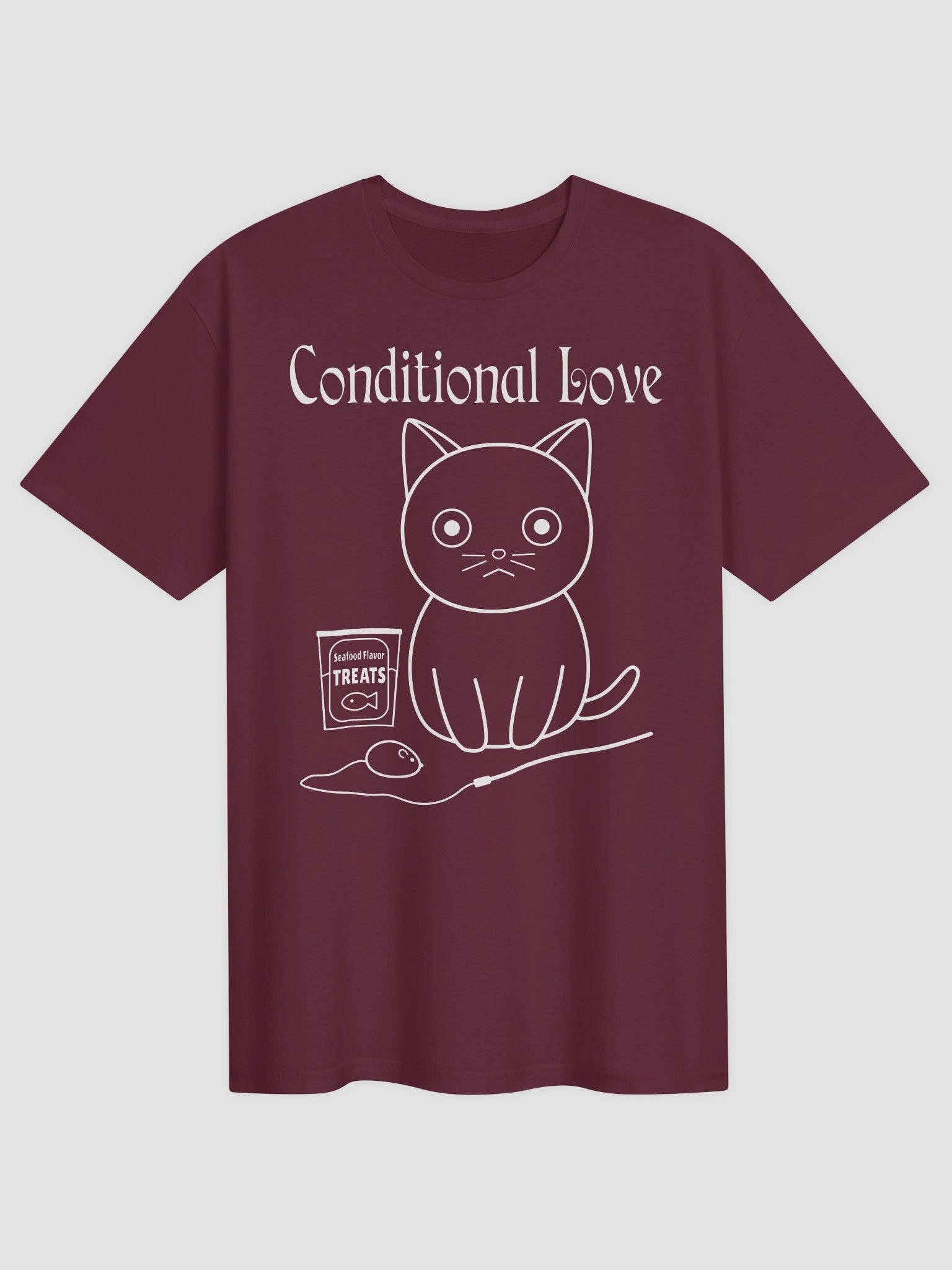 Conditional Love (White Print) - Unisex Adult Super Soft Lightweight T-shirt product image (1)