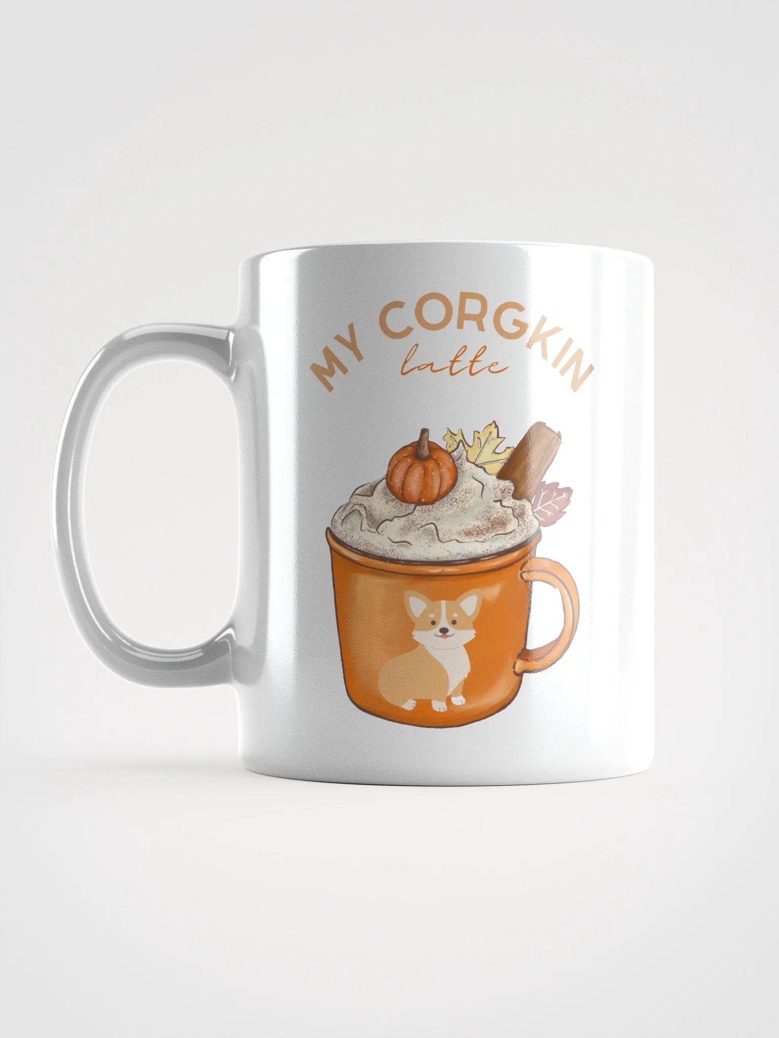 My Corgkin Latte Corgi Mug product image (6)