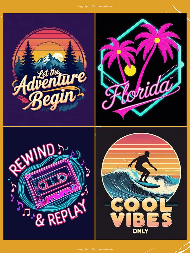 21 Leonardo AI Retro Niche T-Shirt Prompts product image (2)