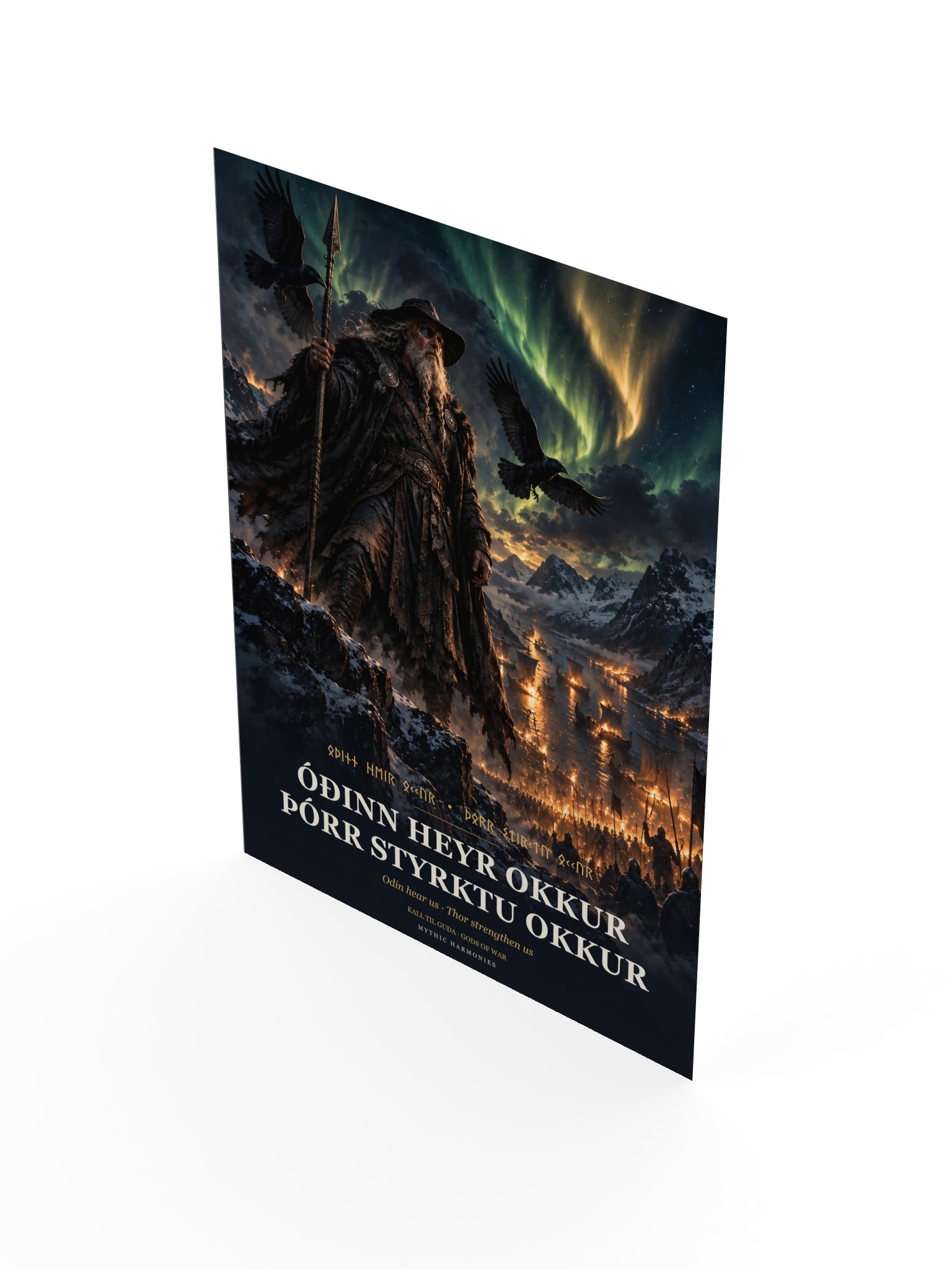 Óðinn heyr okkur — Gods of War Art Poster product image (5)
