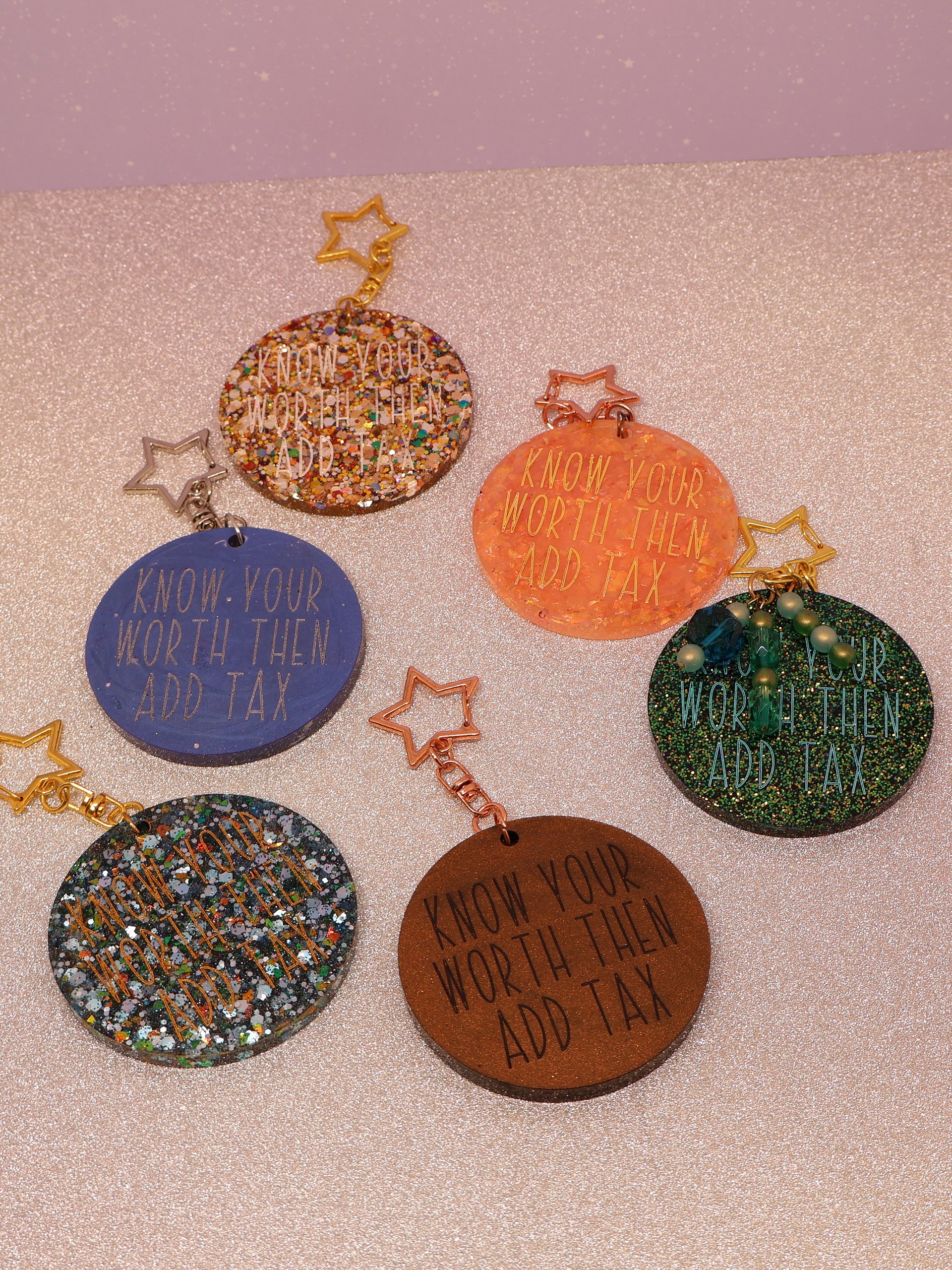Know Your Worth Keychain product image (1)