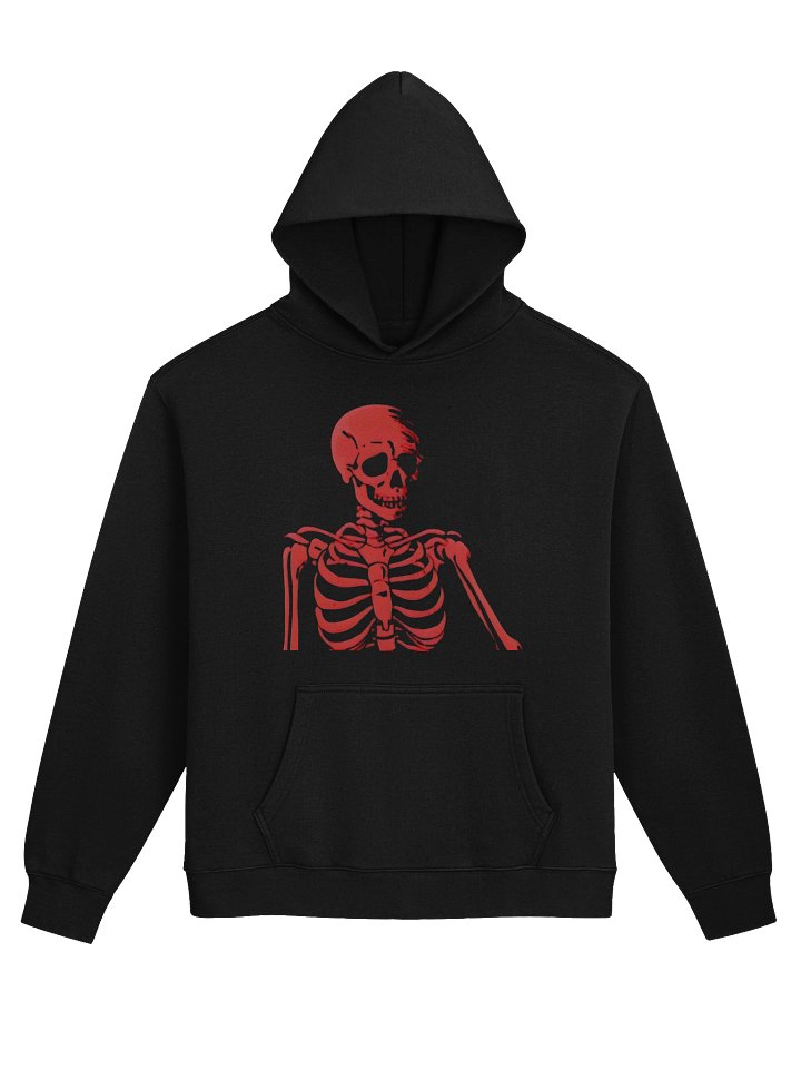 25% off! - INFERNO CORE - Grunge/Goth Red Skeleton Pop Oversized Hoodie product image (1)