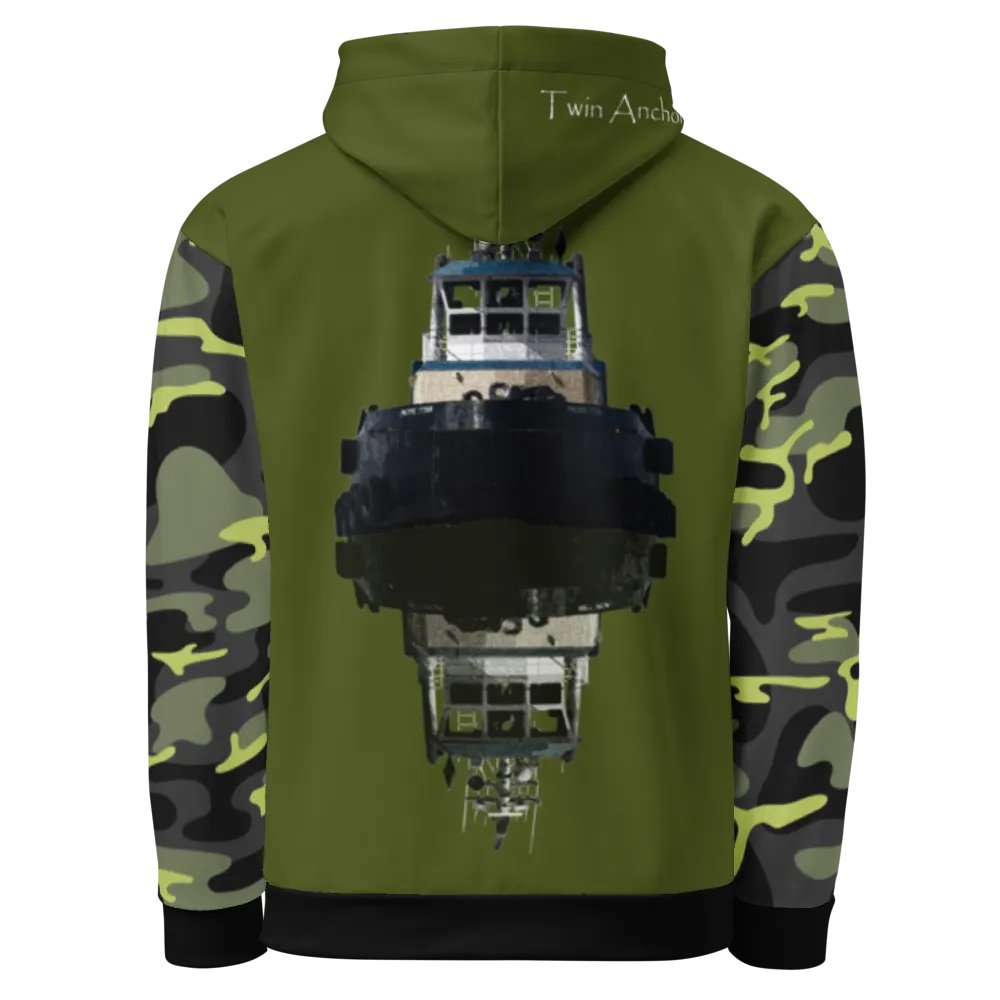 Tug Pacific Titan & Reflection (Camouflage & Green) – Performance Marine Wear | Twin Anchor Apparel North Current Line product image (7)