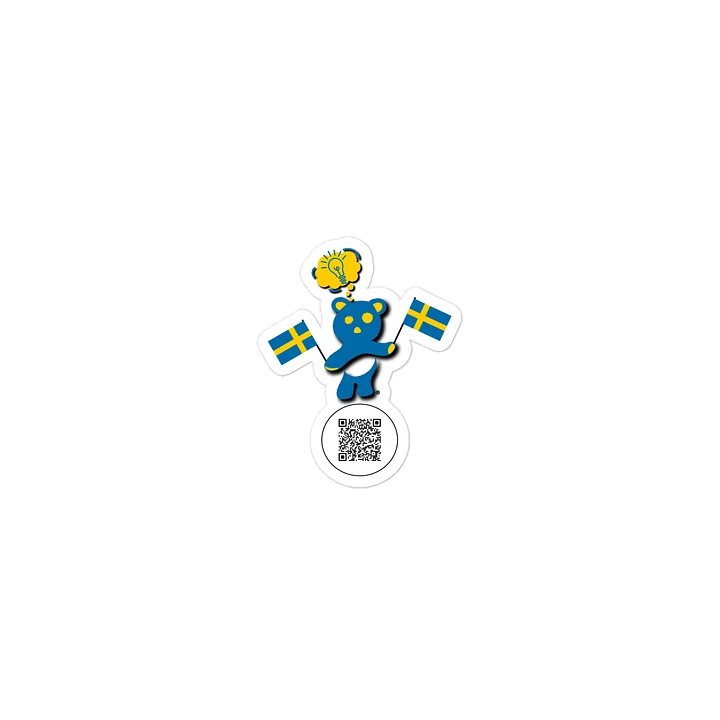 Sweden — Country Bear Sticker | BehrBrained Media product image (1)