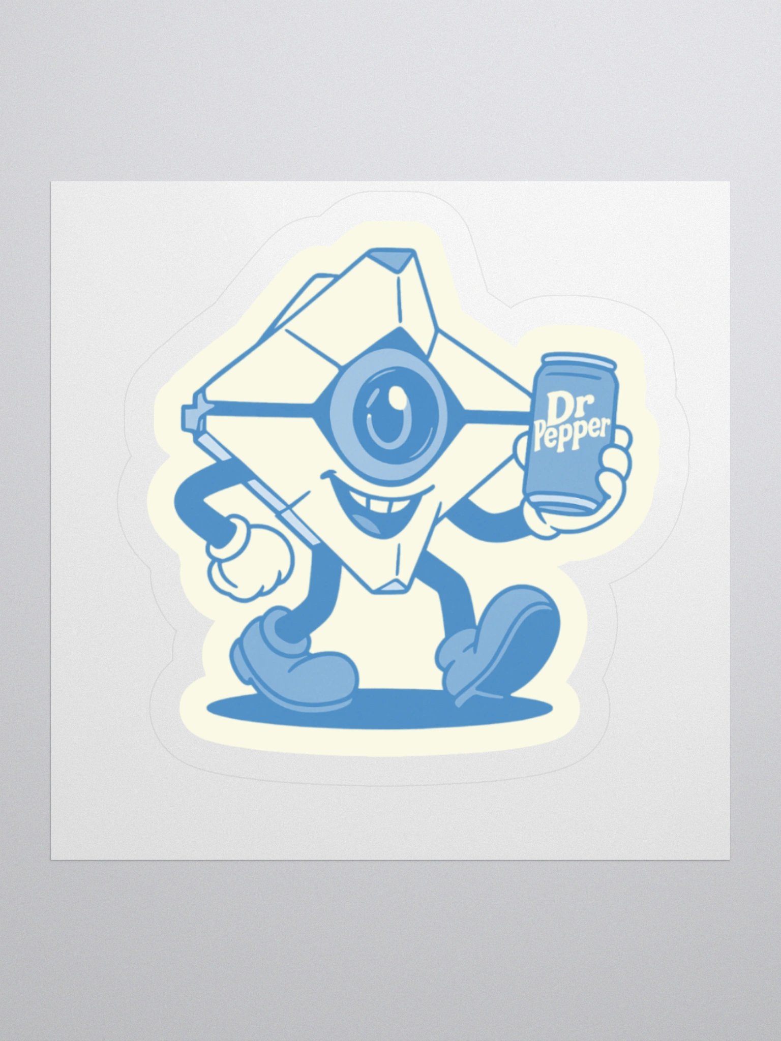 Vintage Dr Pepper Ghost Sticker product image (1)