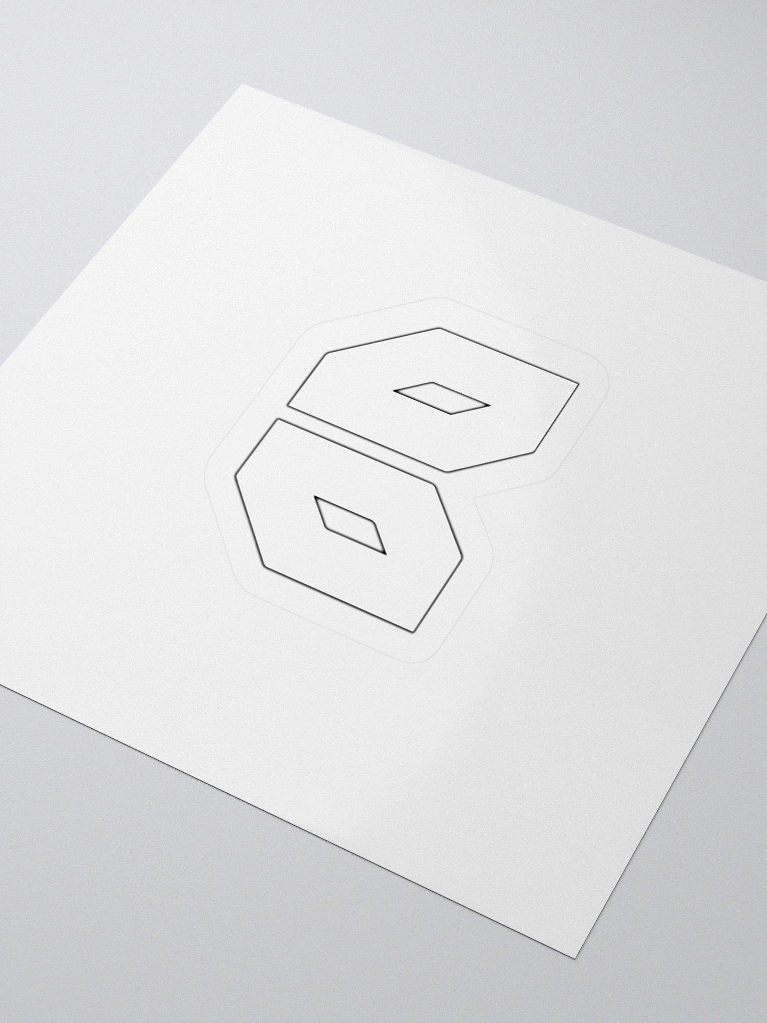 Geometric Monogram Kiss Cut Stickers product image (10)