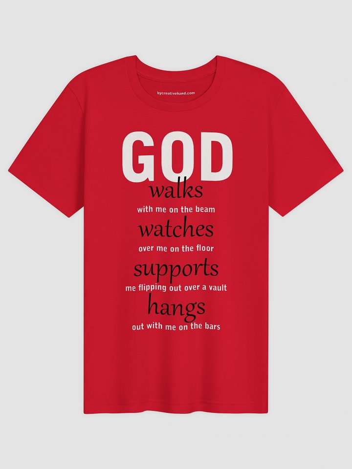 God walks-watches-supports-hangs T-Shirt BWTX product image (1)