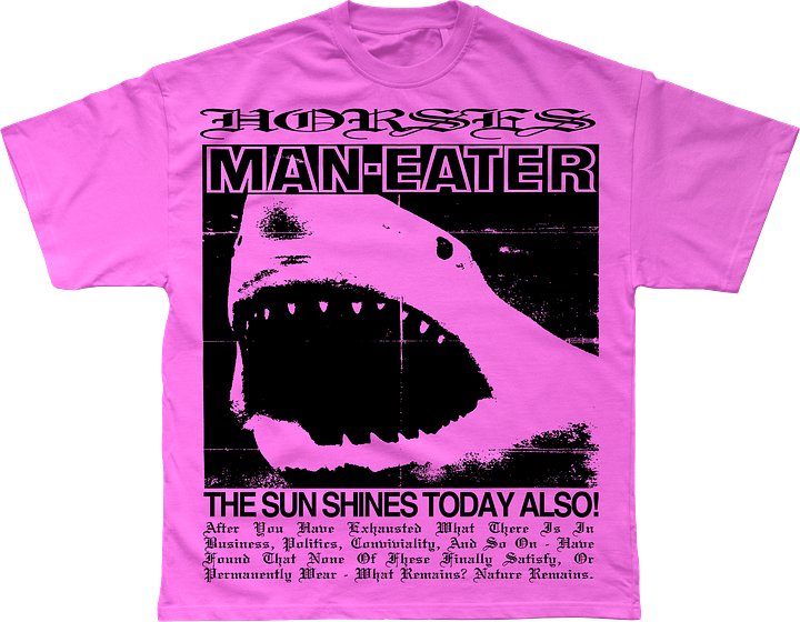 Shark Shirt (Pink) product image (1)