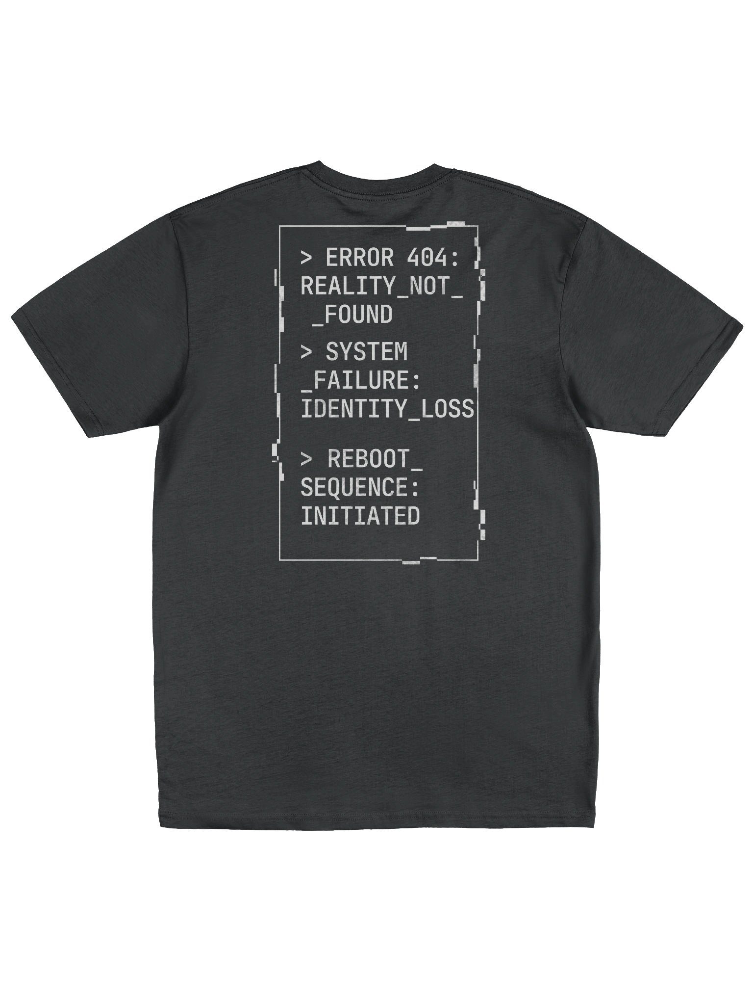 OBJECT 007: THE_LOG // SYSTEM_CRASH - Glitch Art Heavyweight Tee product image (1)