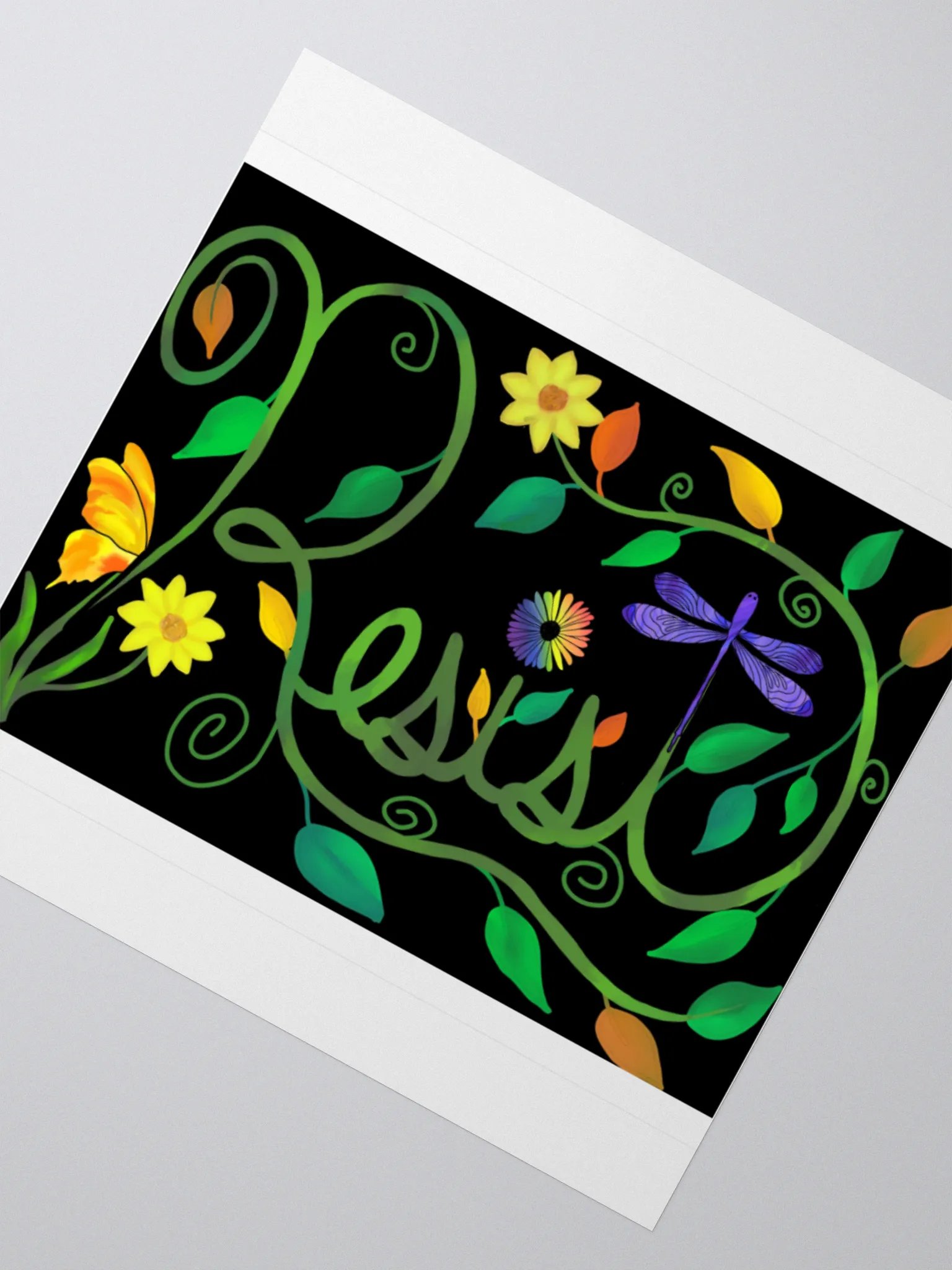 Floral Resist sticker product image (6)