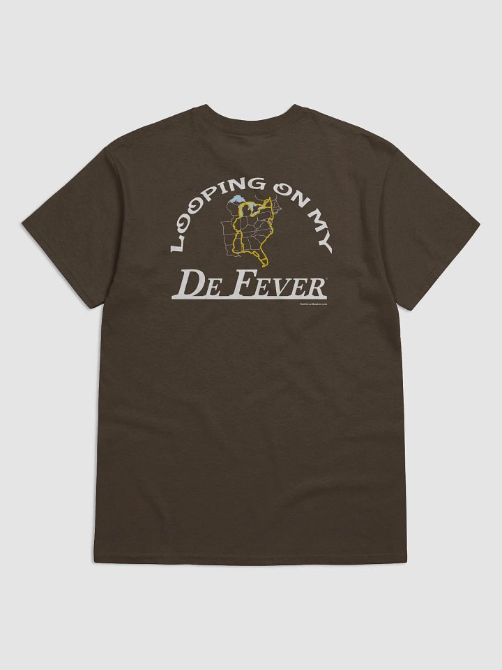 Looping On My DeFever - T-Shirt - Dark Shirt w/White Logo product image (1)