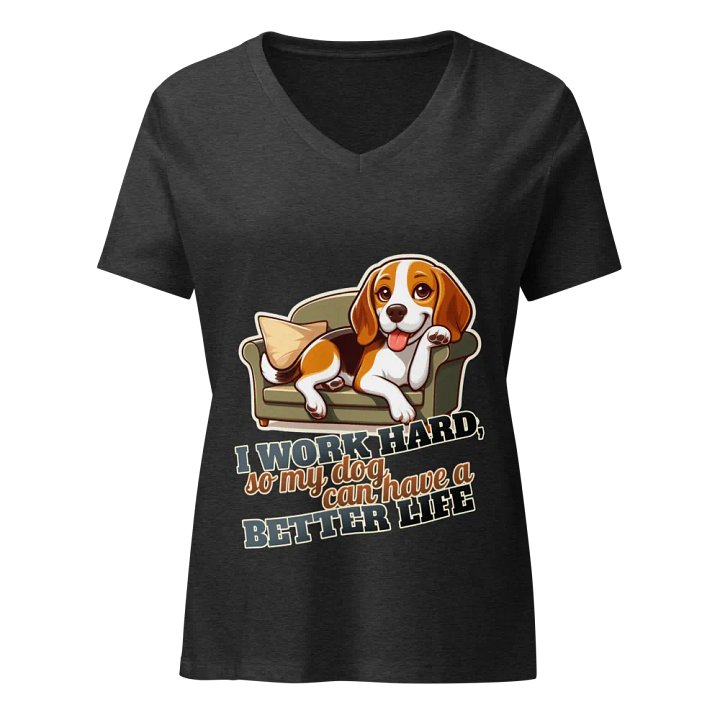 Work Hard - Beagle Sofa - V-neck product image (3)