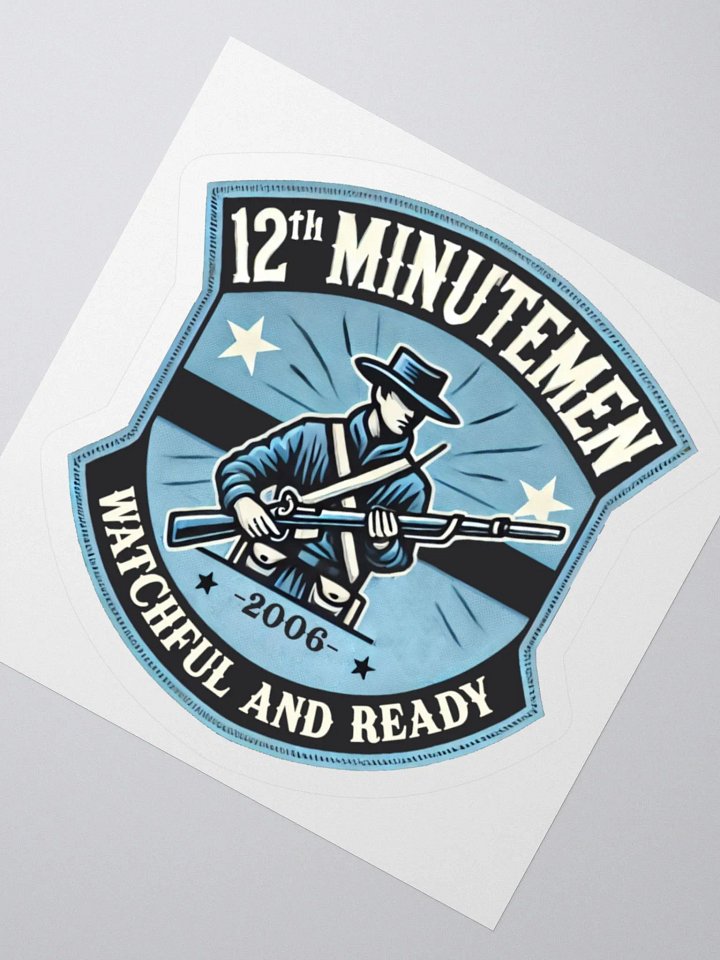 12th Minutemen Sticker product image (4)