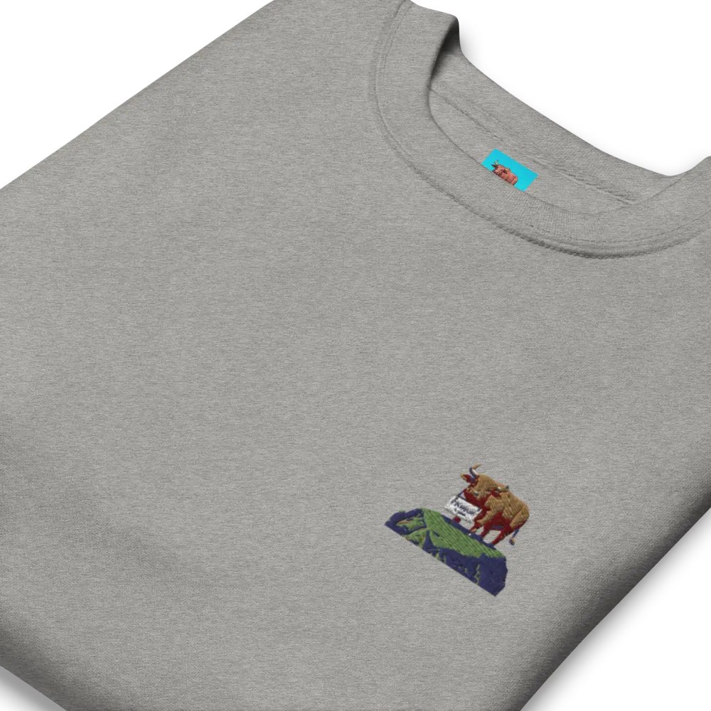 Ethereum is good image crewneck (grey) product image (12)