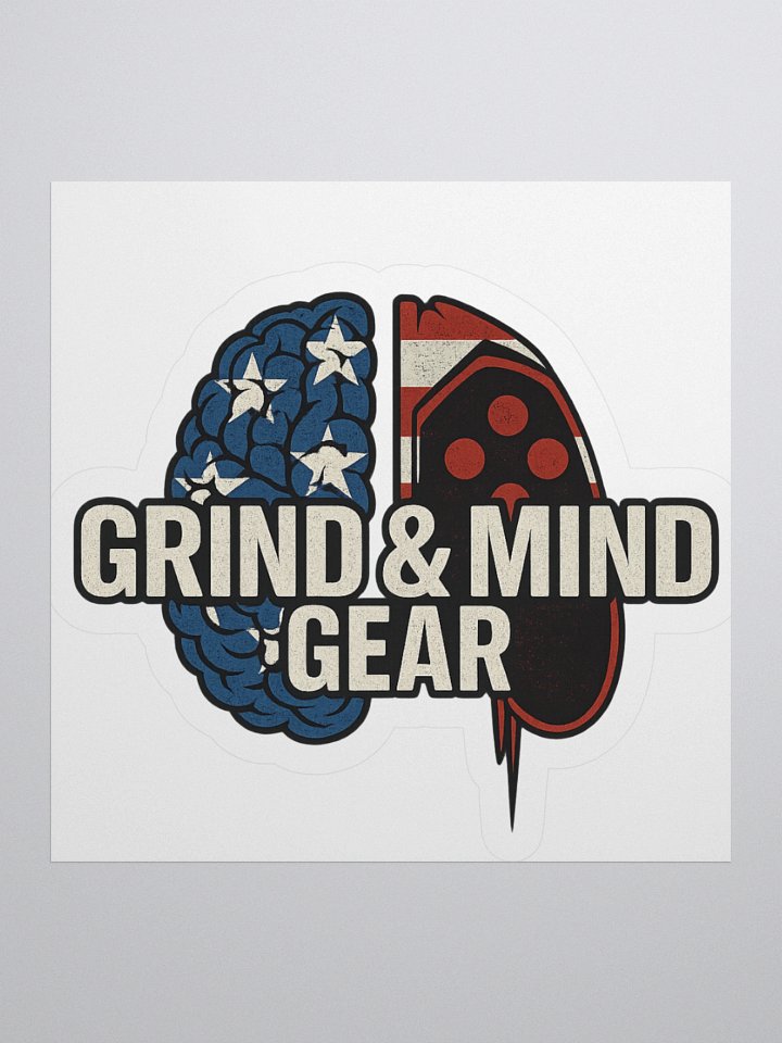 Grind And Mind Gear USA Logo Stickers product image (1)