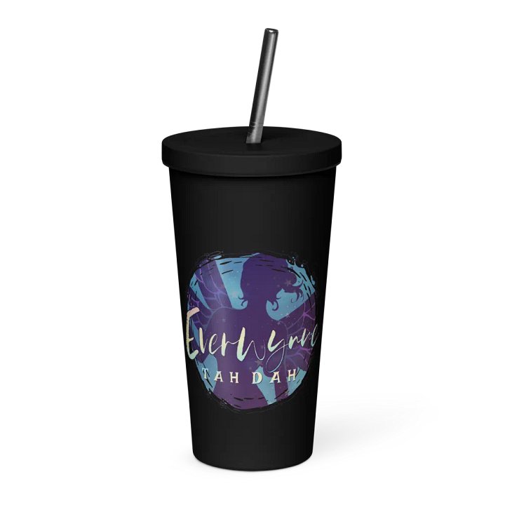 Blue Everwynne Logo Tumbler w/ A Straw product image (1)