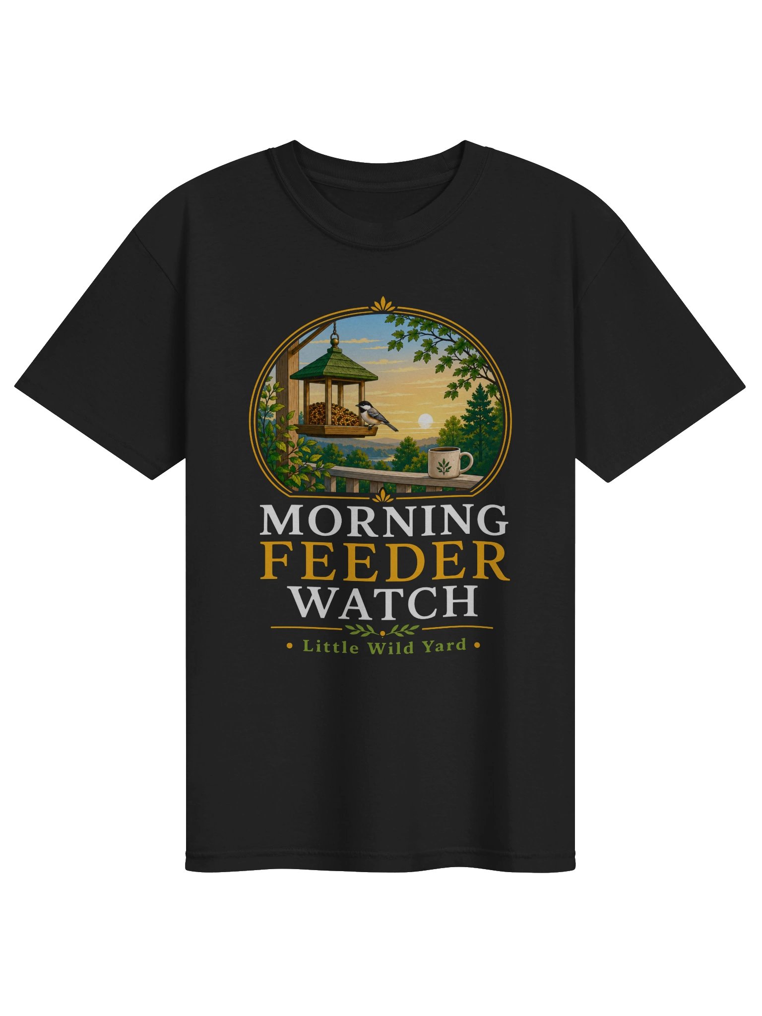 Morning Feeder Watch T-shirt product image (4)