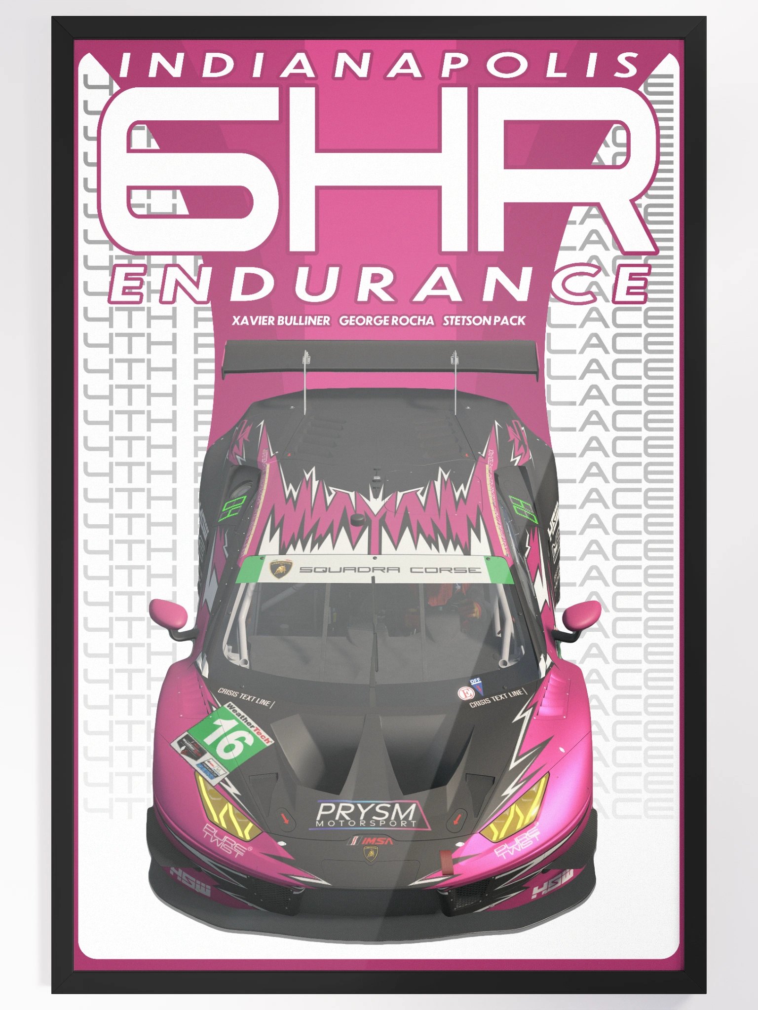 2025 Indianapolis 6hr Endurance Poster product image (4)
