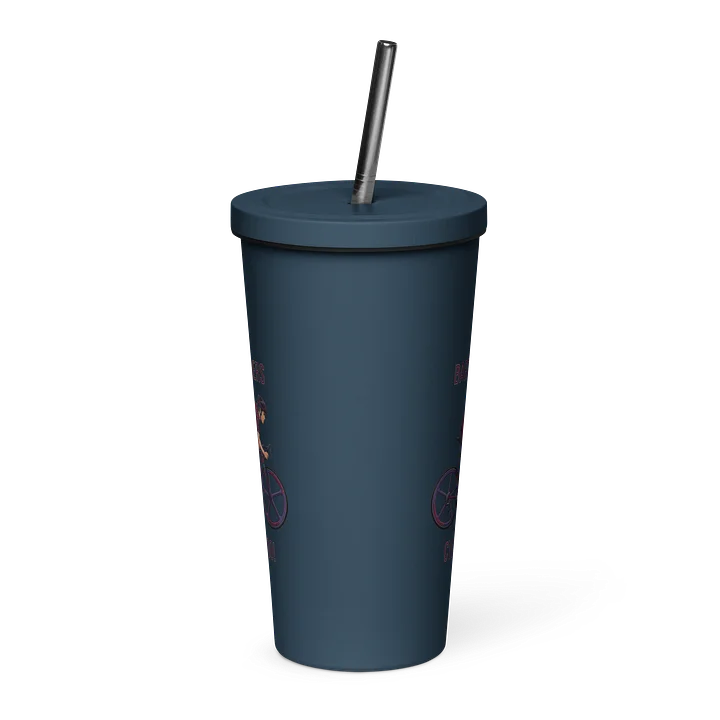 Bartender Athlete Tumbler with Straw | Ladies Cycling Edition product image (2)