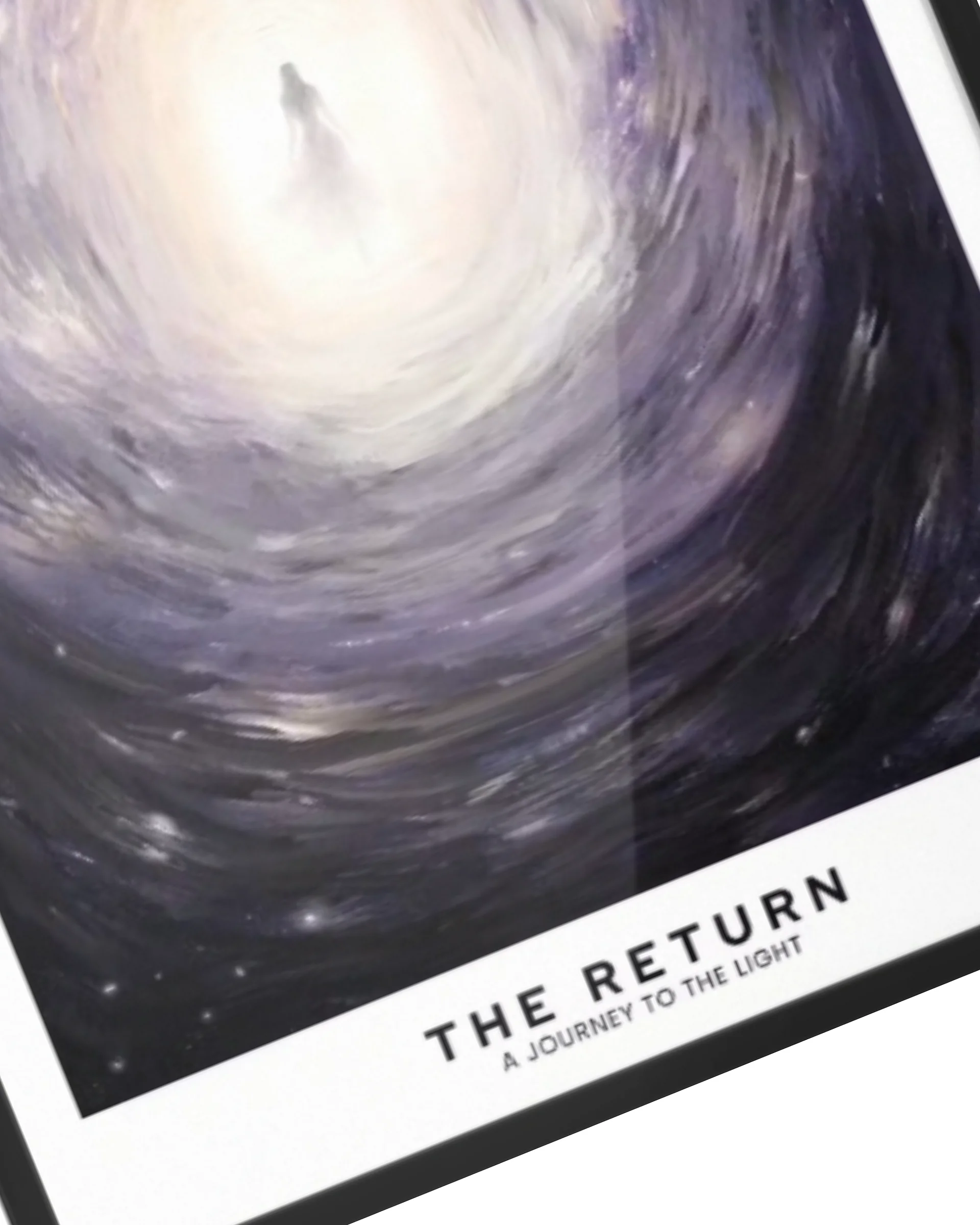 The Return – Spiritual Wall Art Print | Near Death Experience Art | Afterlife Light Tunnel Poster | Meditation & Healing Room Decor product image (2)