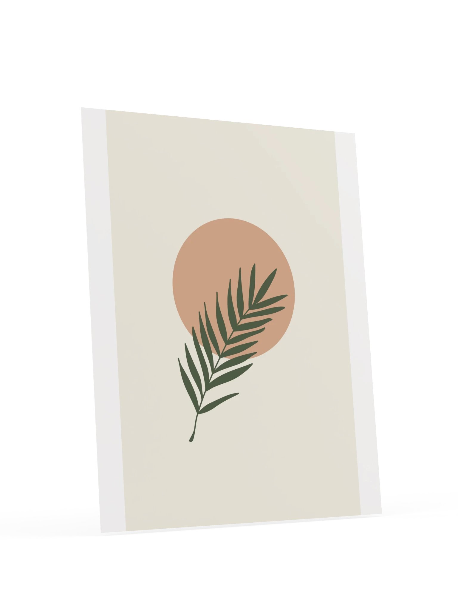Boho Palm Leaf Sun Print | Botanical Bathroom Wall Art product image (6)