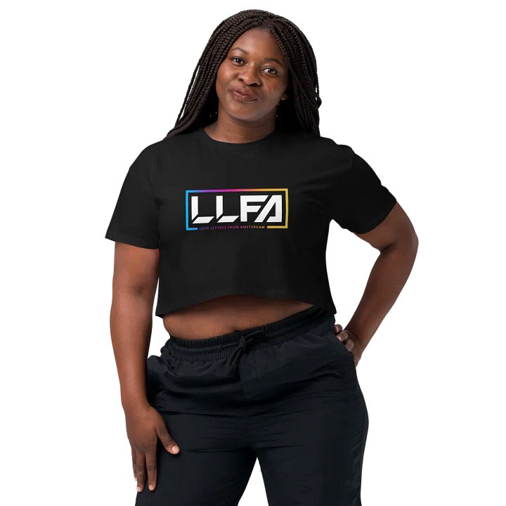 LLFA Logo Premium Crop T-Shirt - Black product image (1)