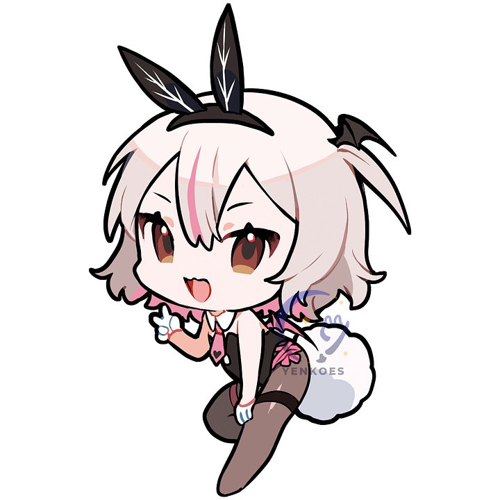 Bunnerdette Keychain product image (1)