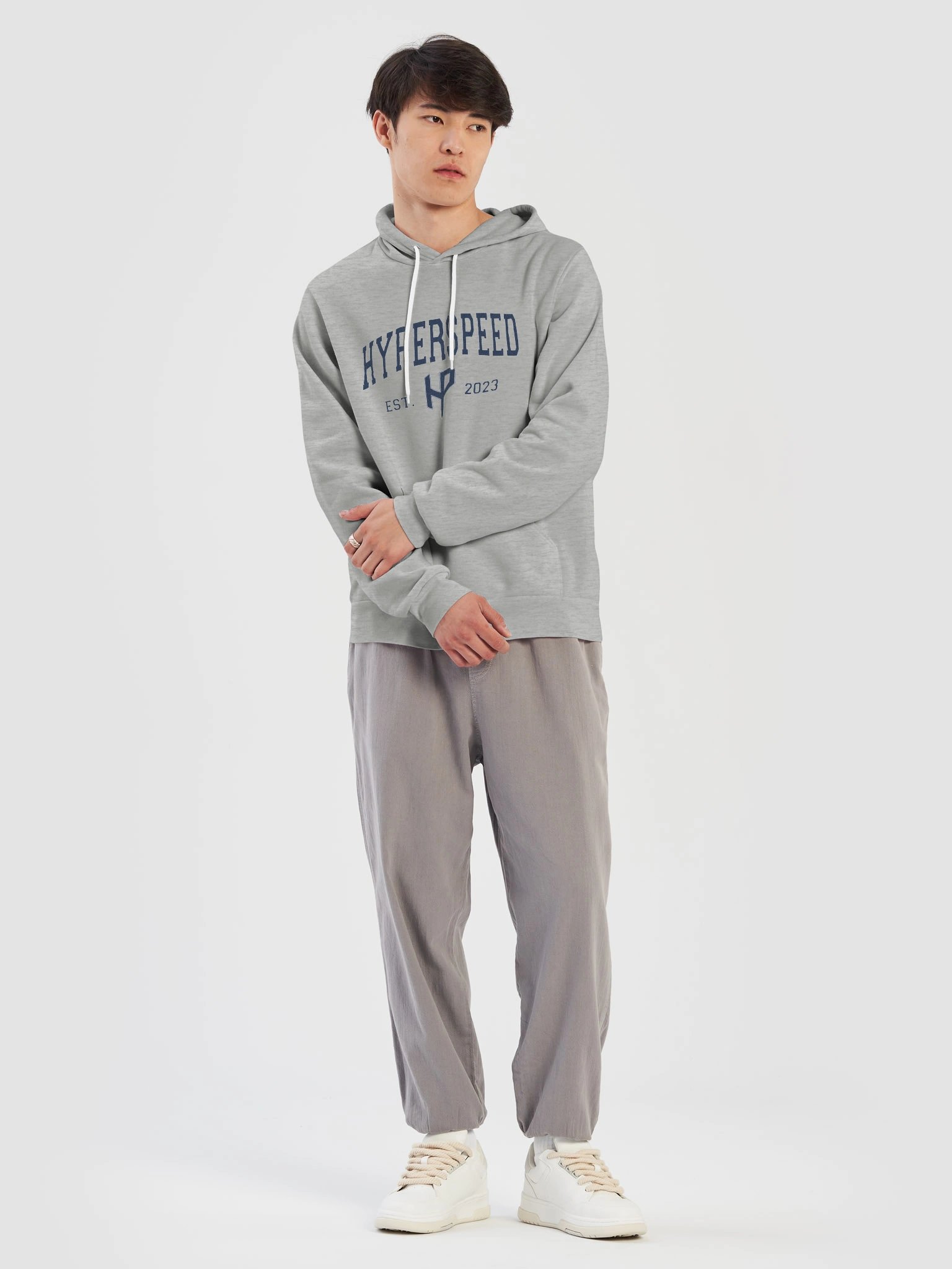 HyperSpeed Collegiate Established Hoodie(White) product image (13)