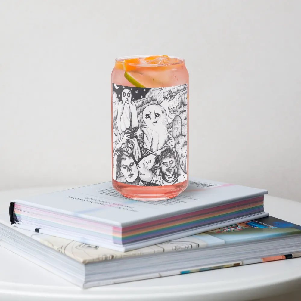 Graveyard Brawl can-shaped glass product image (6)