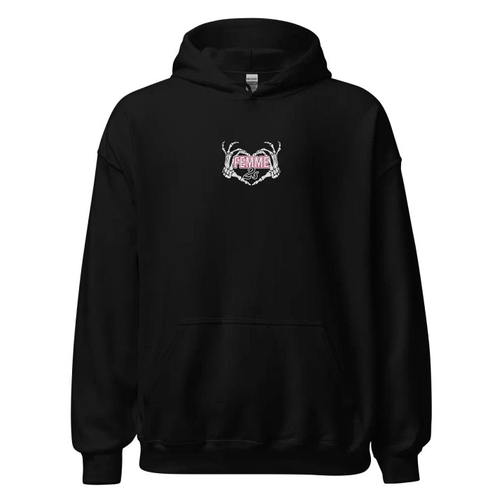 FEMME 2s | HOODIE | FRONT EMBROIDER | SKELE BACK product image (5)