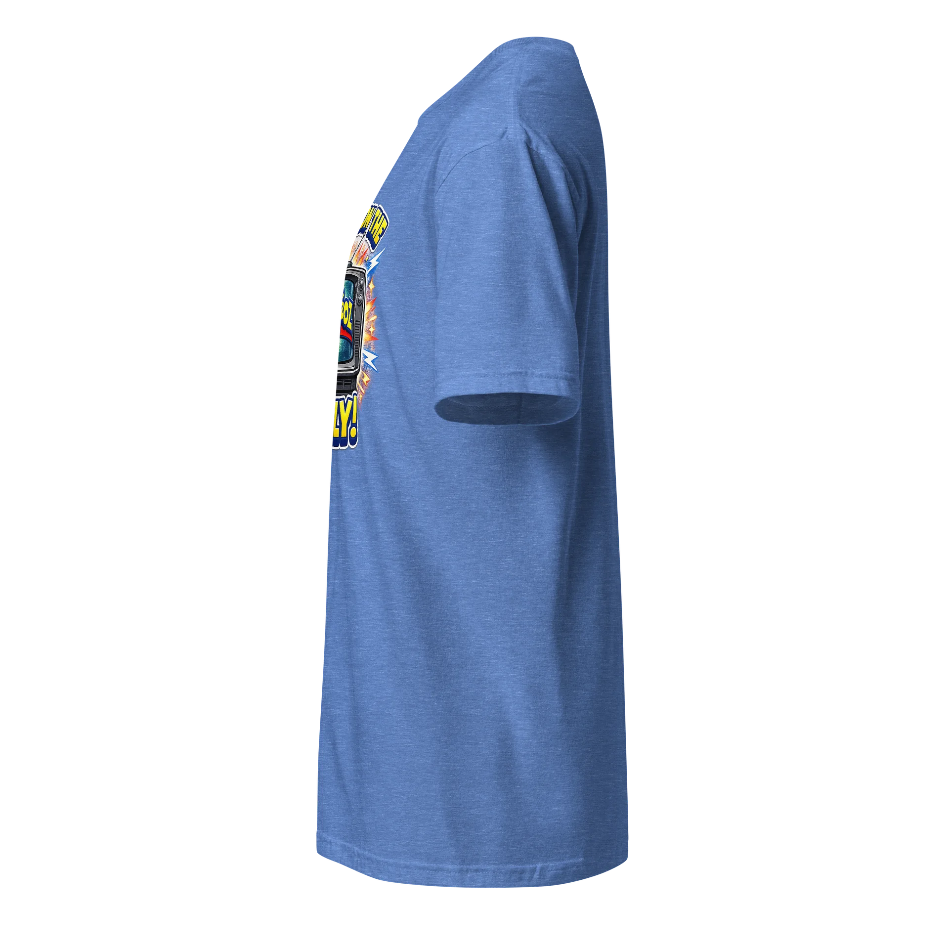 Pop it on the telly basic blue tee product image (3)