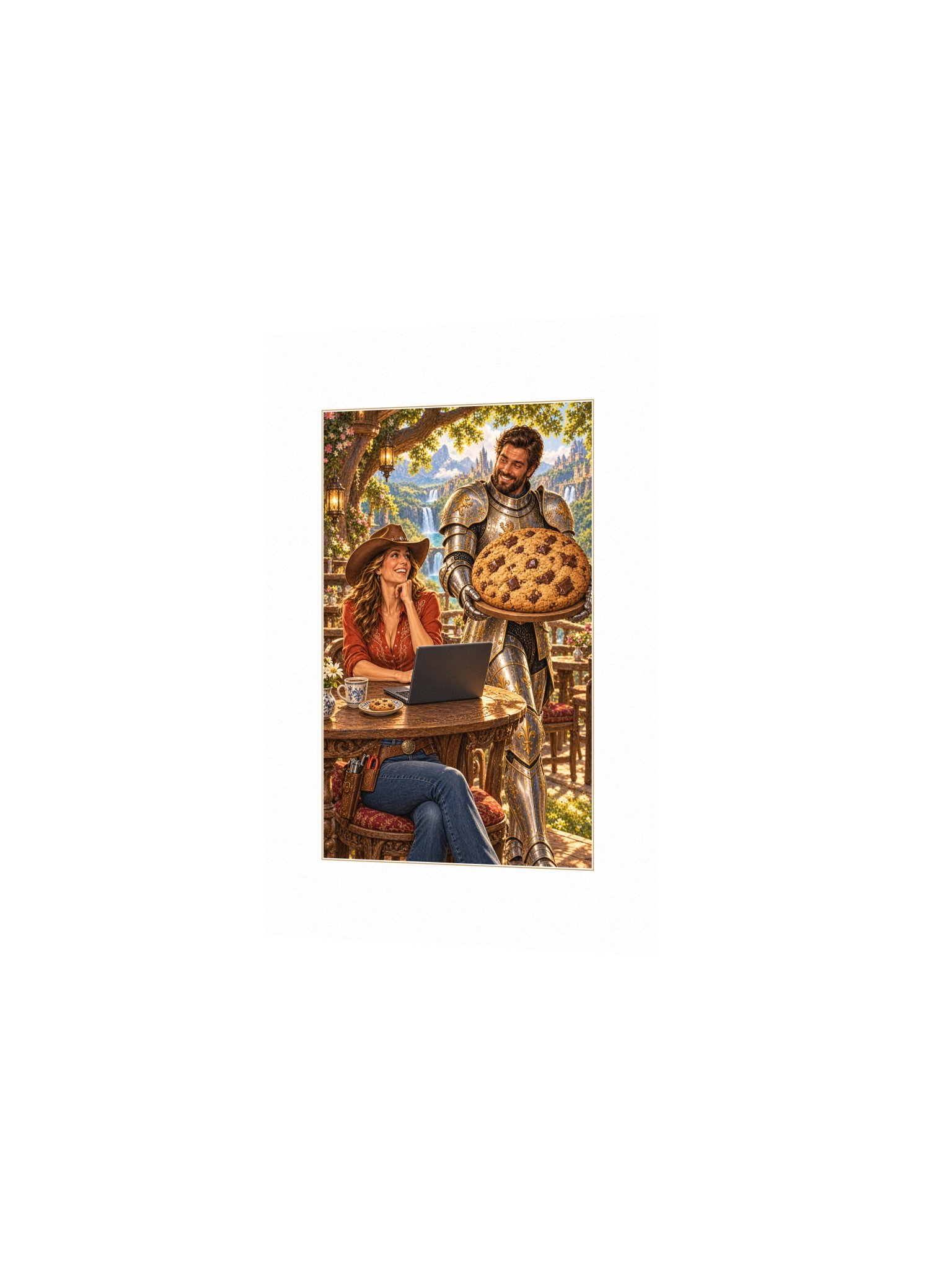 Cookies Accepted Small Art Print product image (2)