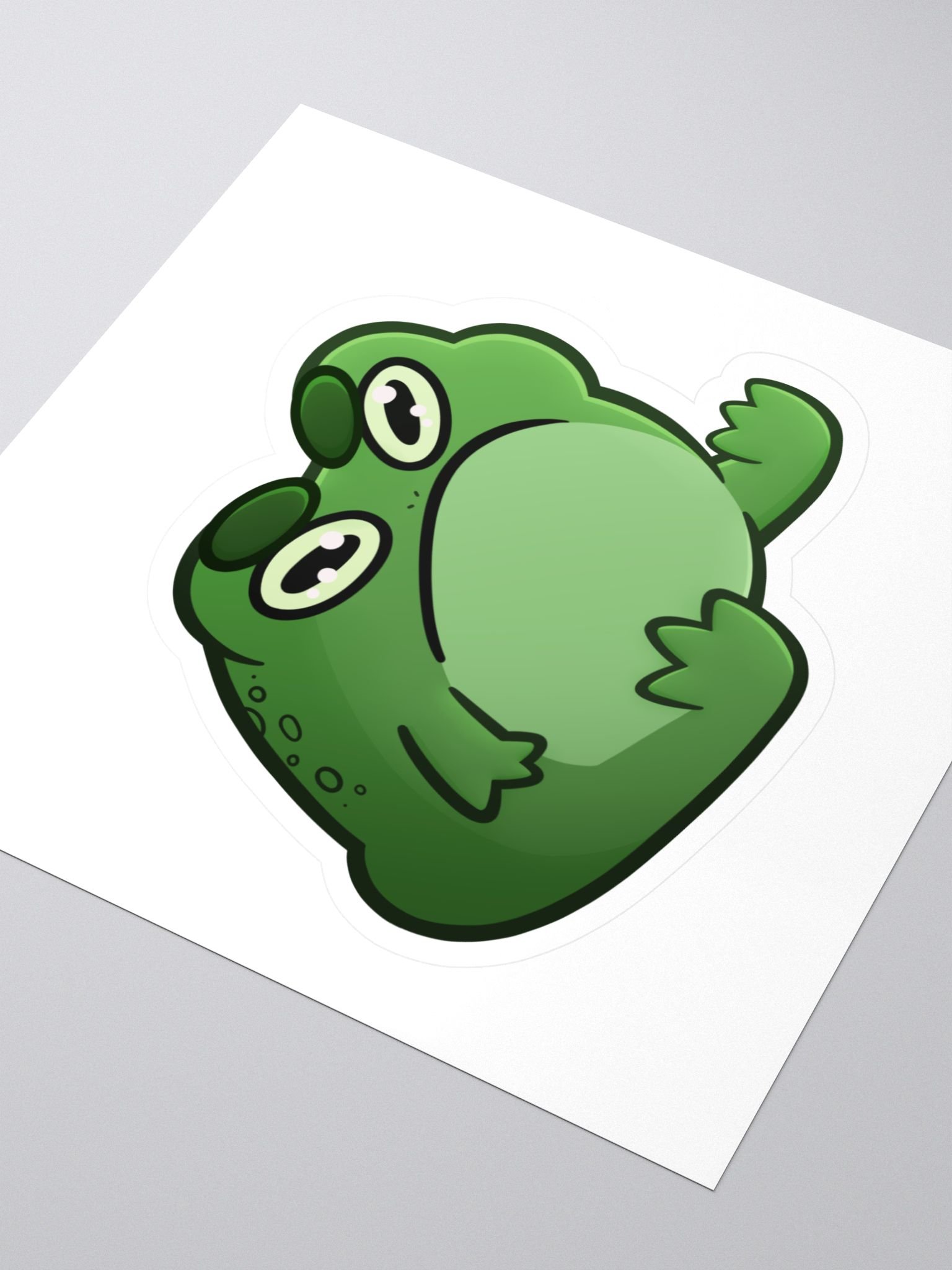 Grumpy Frog Vinyl Stickers product image (3)