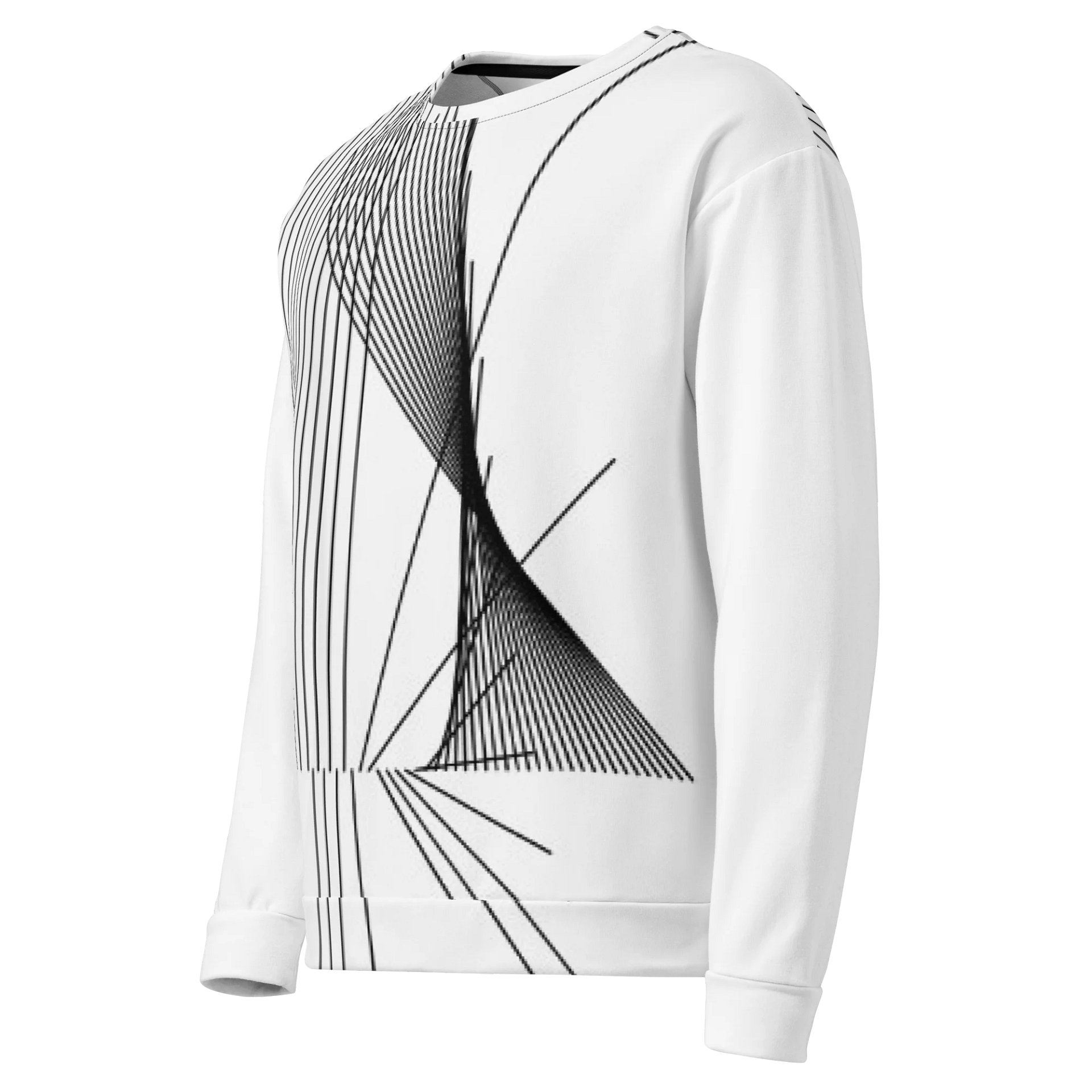 Vertical Symmetry Geometric Fusion Unisex Sweatshirt product image (5)