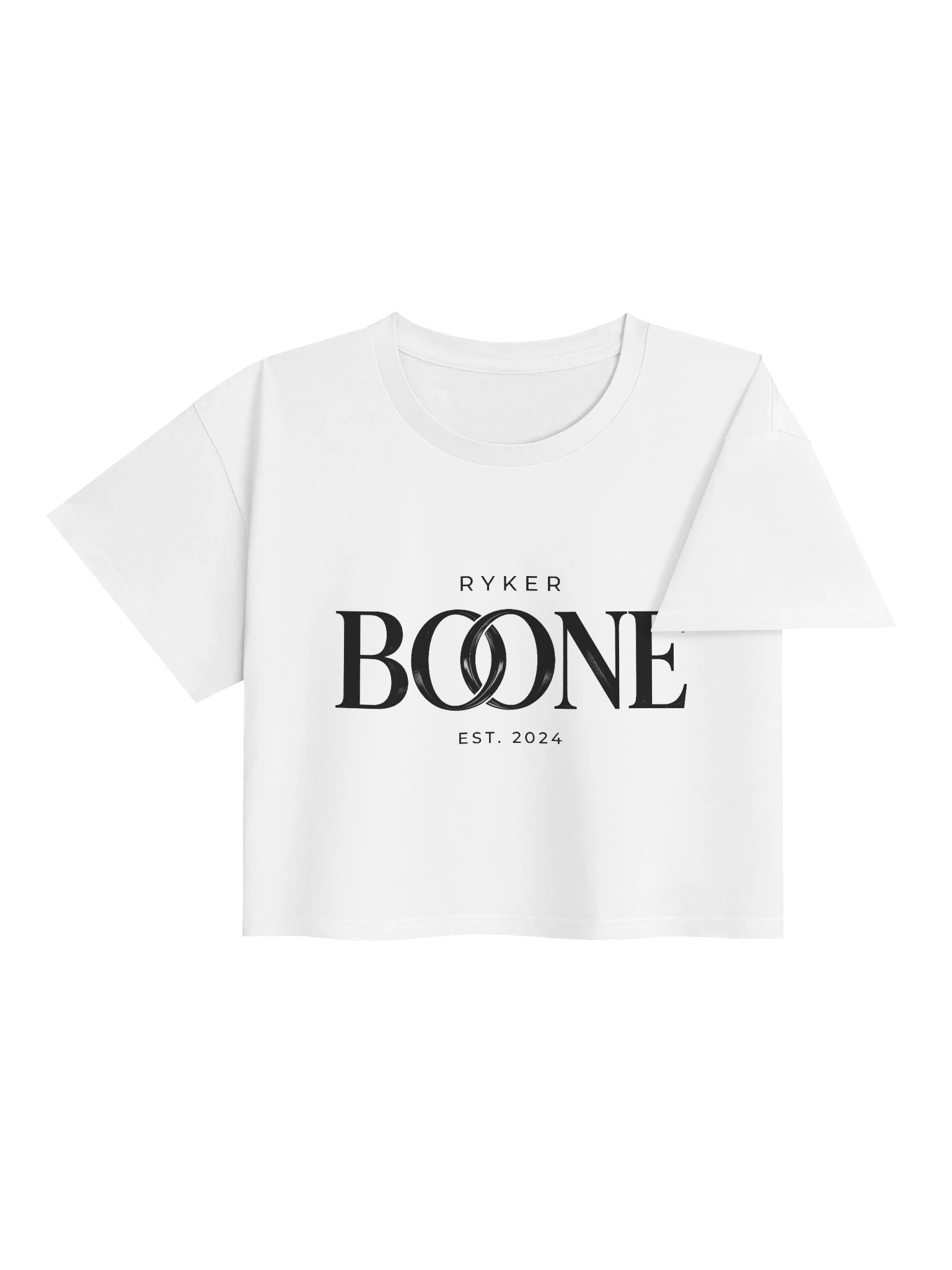 Ryker Boone "Barefoot on the Backroad" Women's Crop Top (Black Logo) product image (4)