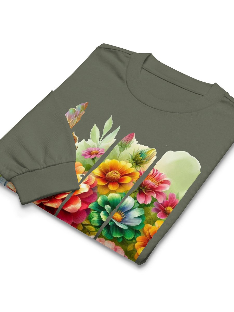 Bee Keeper Long Sleeve Heavyweight Tshirt | Beekeeper T-shirt Design product image (4)