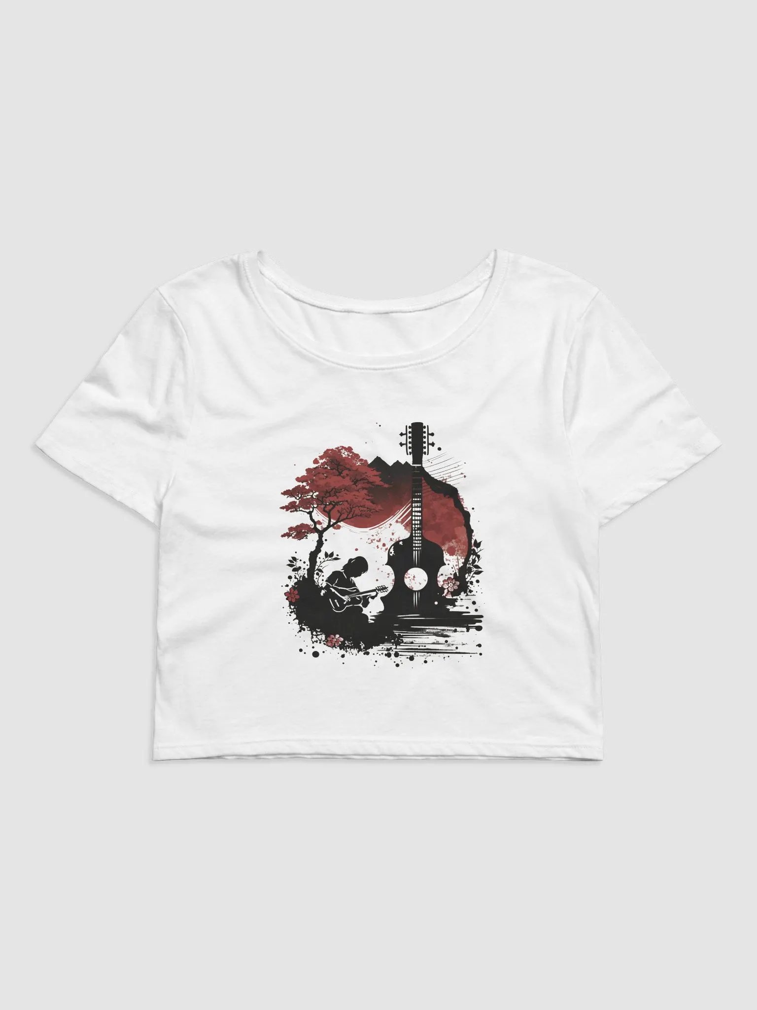 Japanese Guitar Crop Top product image (1)