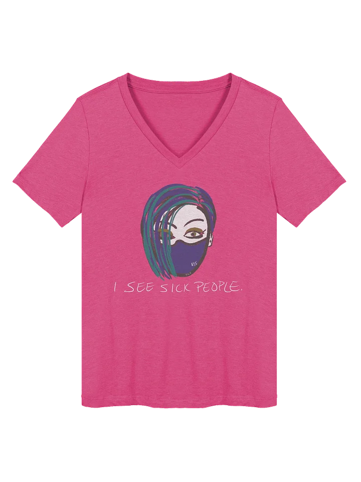 I See Sick People v-neck tee product image (1)