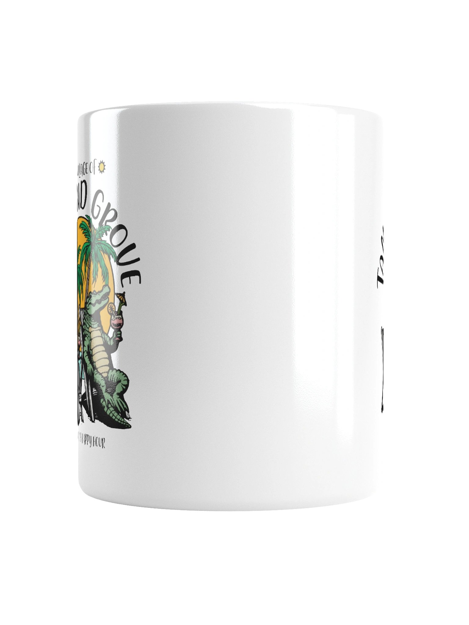 The Village of Tamarind Grove TV Florida USA Fun Manatee Alligator Design Coffee Mug product image (17)