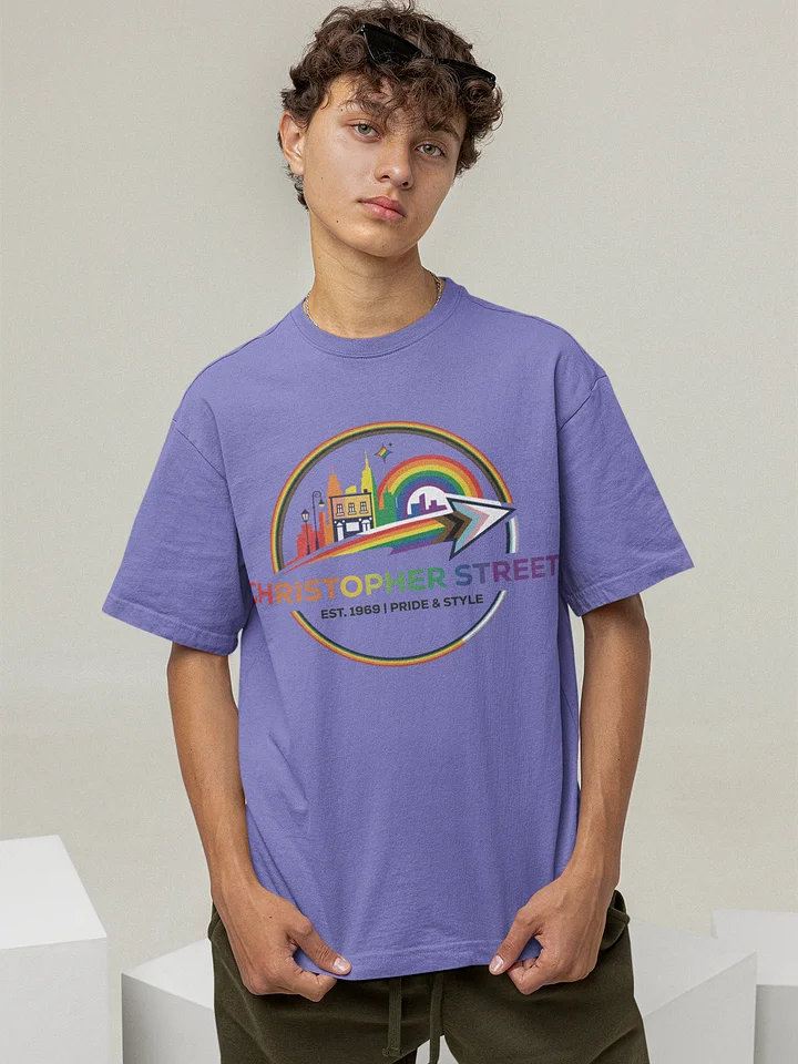 Christopher Street Pride Skyline Rainbow Tee product image (1)