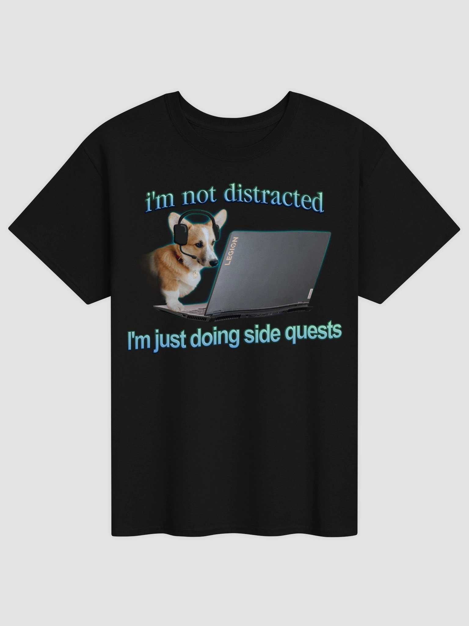 I'm not distracted, I'm just doing side quests T-shirt product image (1)